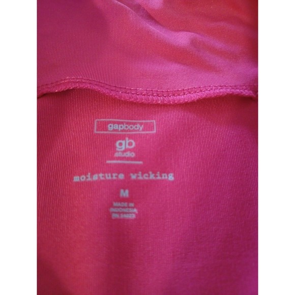 Gap Body Pink Blue Trim 1/4 Zip Moisture Wicking Jacket Women's Medium S… - Picture 2 of 7